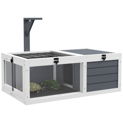 Pawhut tortoise house wooden - tortoise,