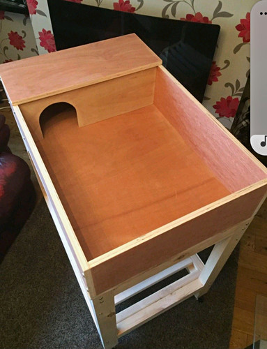 Wooden tortoise table single - ,
