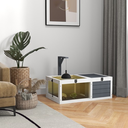 Tortoise table with wooden - with,