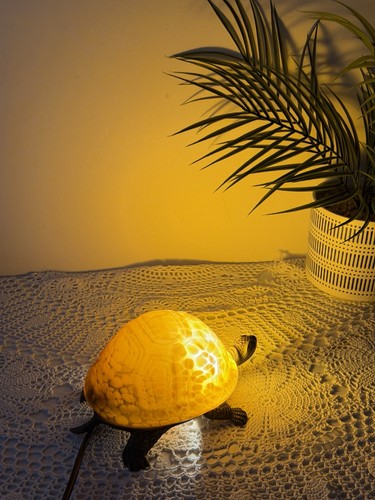 Vintage turtle tortoise - turtle, table